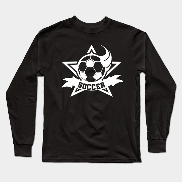 Soccer Star Long Sleeve T-Shirt by footballomatic
